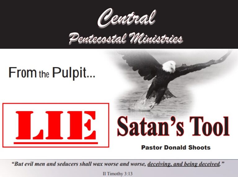 Lie Satan’s Tool